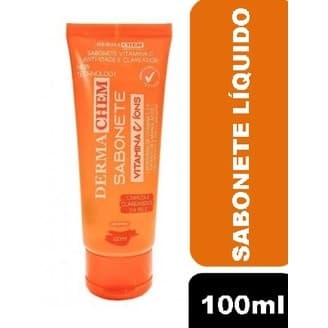 Sabonete Facial Dermachem Vitamina C Anti-Idade e Clareador 100ml