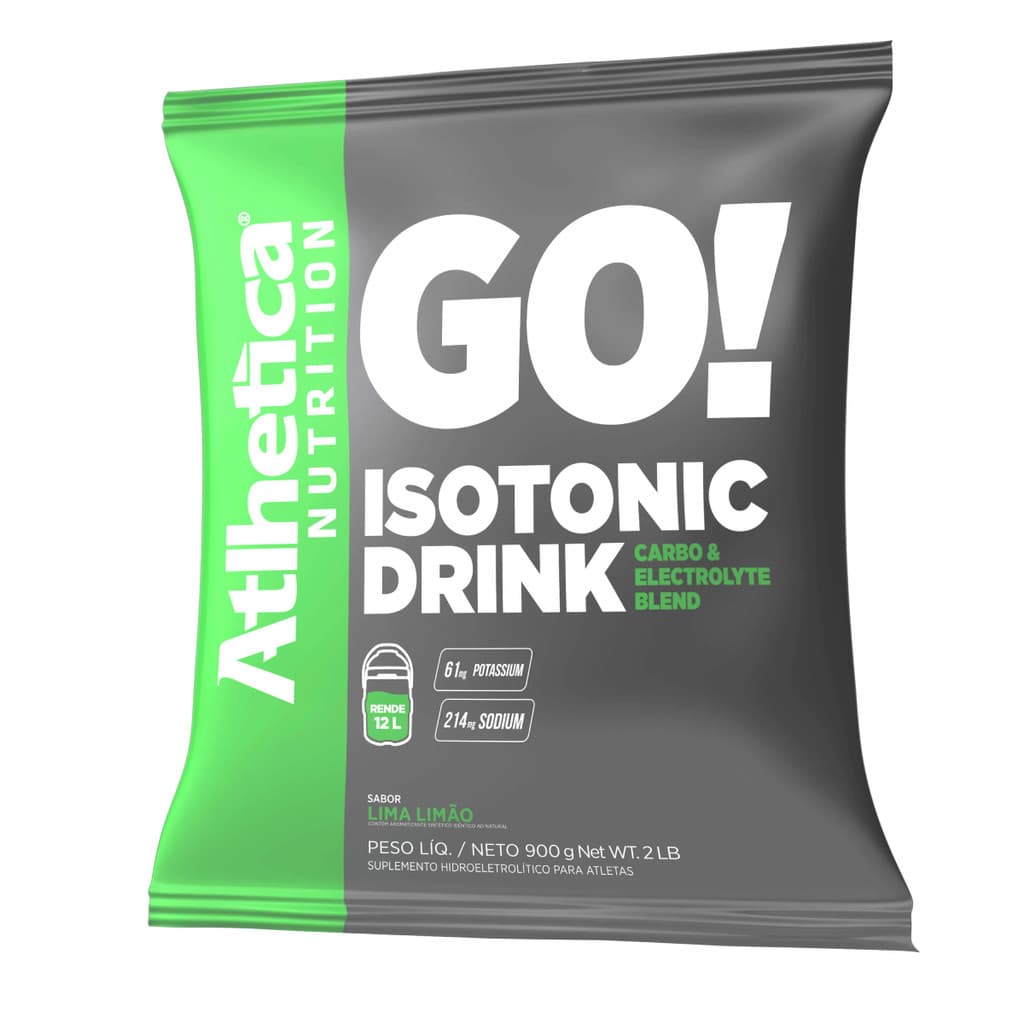 Go Isotonic Drink Sabor Lima Limao 900g Athletica Nutrition
