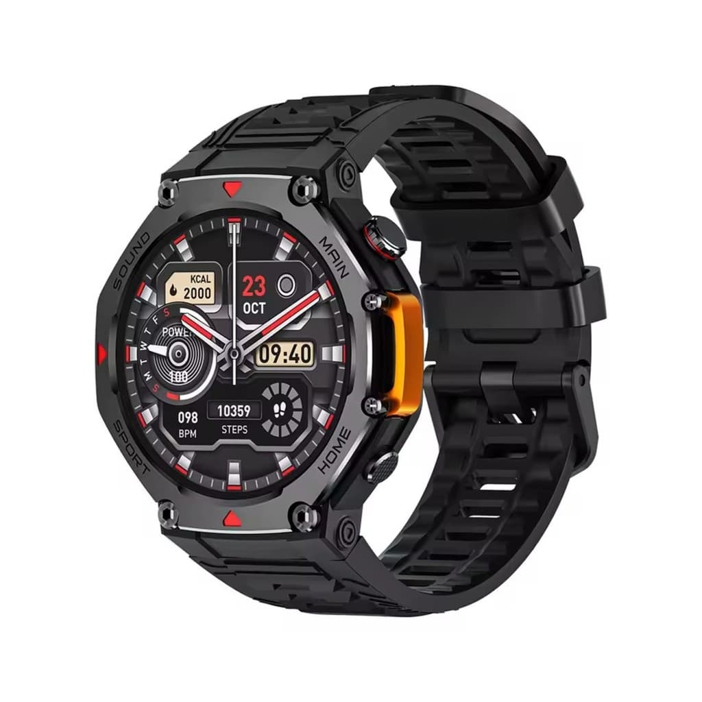 Relogio Smartwatch Mrex4 5 ATM A prova dágua Microwear Gps Sos Bússola Chatgpt 2025 - Black Friday