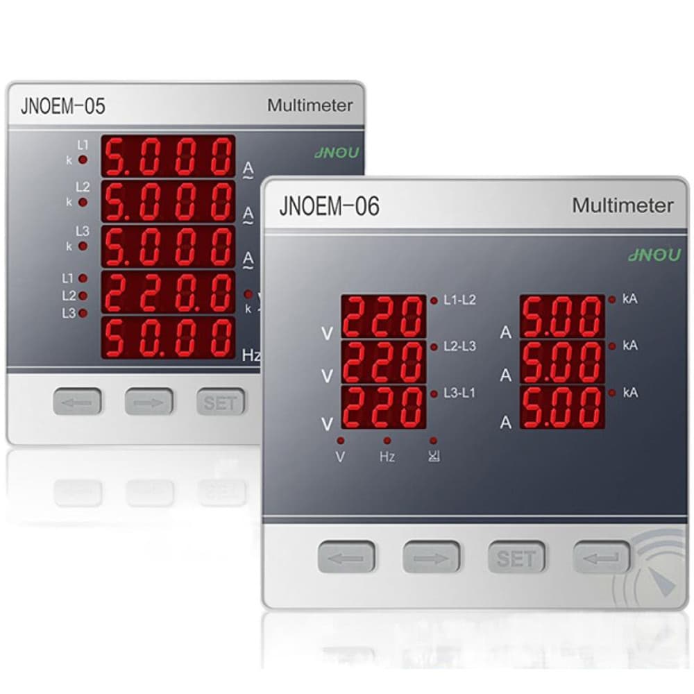 3 Fases 4 Fios Amperímetro Voltímetro Hz Medidor Inteligente LED Multímetro Digital AC220V/380V De Tensão E Frequência D
