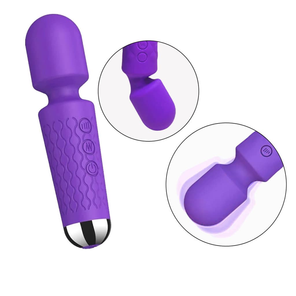 Massageador Portátil 28 Modos Corpo Relax e Alívio Muscular