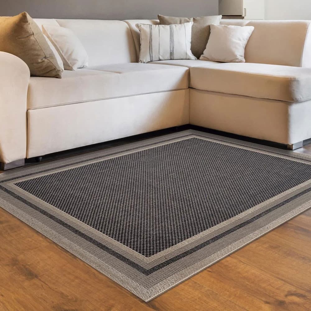 Tapete Sala Quarto 2.00x2.50 Sisal Sem Pelo Antiderrapante Eco-Nature