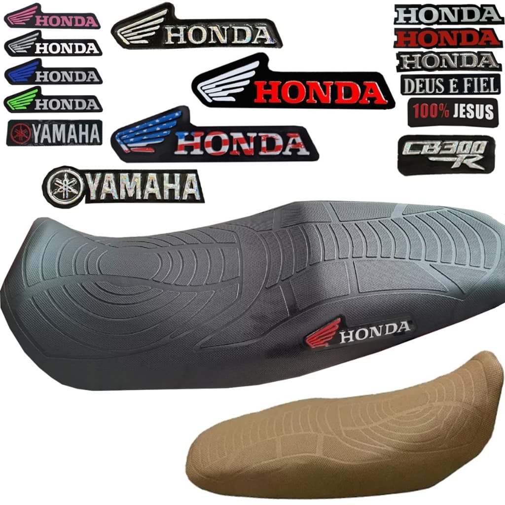 Capa Banco Emborrachada Moto Titan Fan Bros Twister YBR Xre Cb