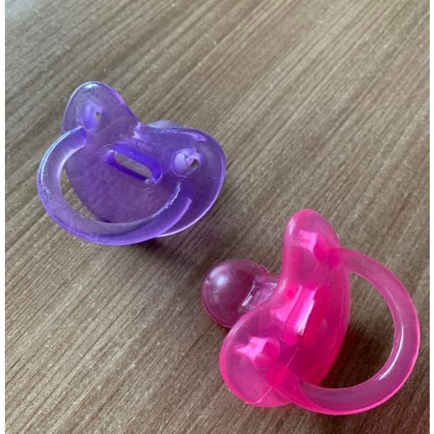 Kit 2 Chupetas pepeta de Silicone Pepeta Orto Fase 2 Menino e Menina