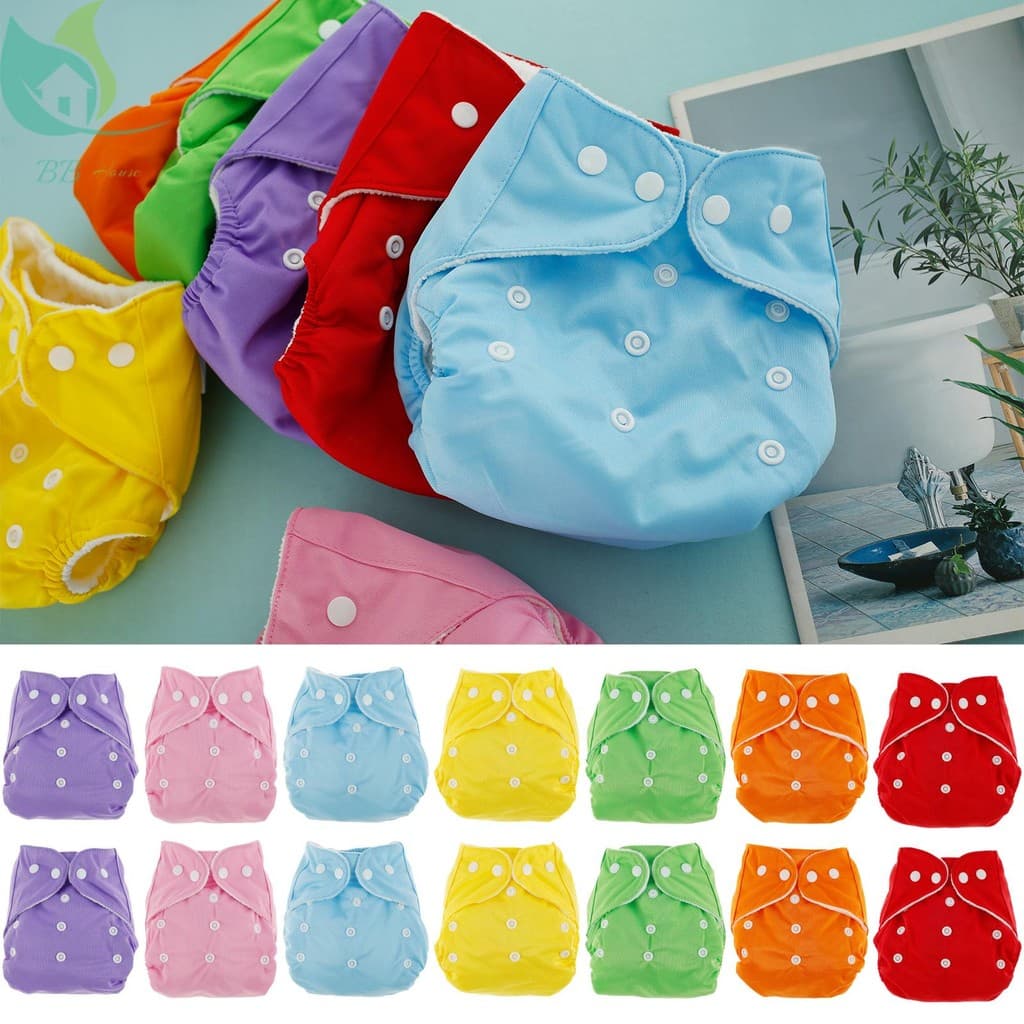 14 Pçs Fraldas De Pano Do Bebê Ajustável Lavável Reutilizável Recém-Nascido Para O SHOPQJC1120