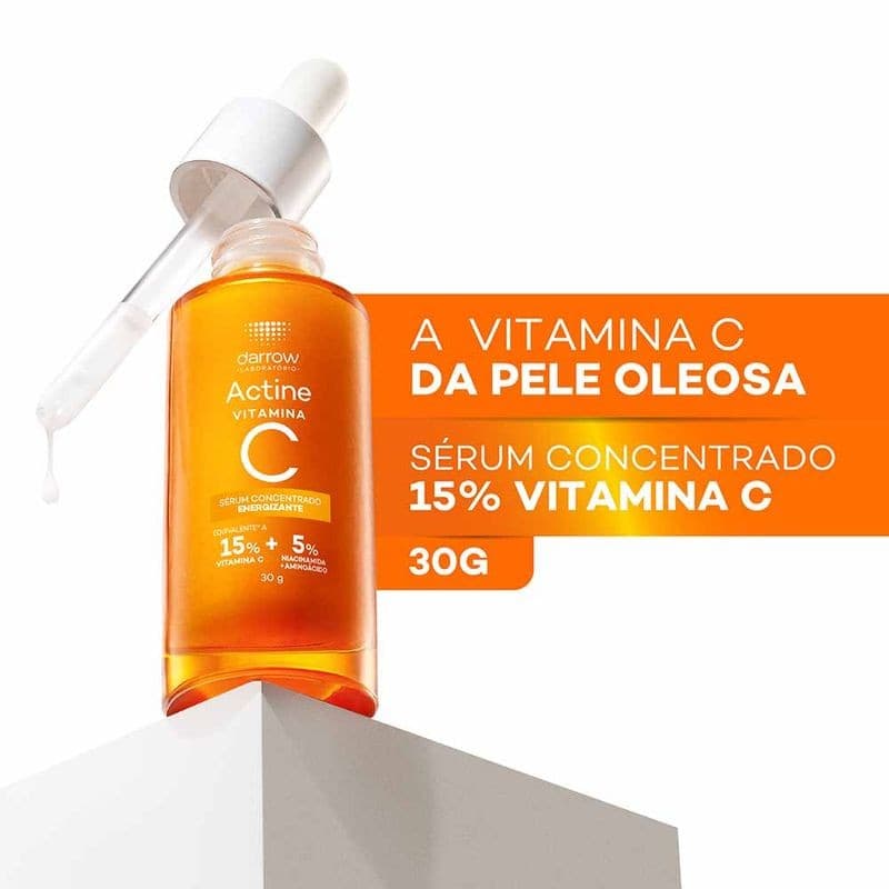 Sérum Vitamina C Darrow Actine 30g Antioxidante e Uniformizador