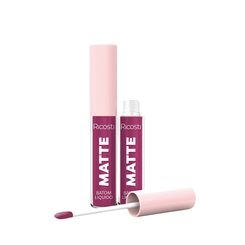 Batom Liquido Matte Vegano - Glam Ricosti