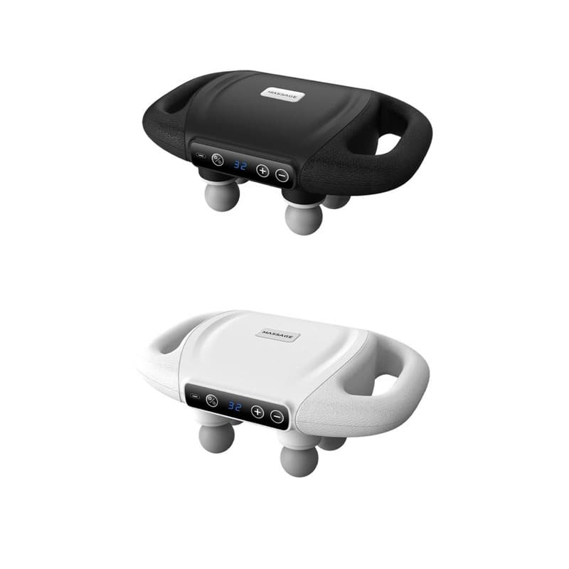 Massageador corporal de 6 cabeças - massageador muscular profissional portátil