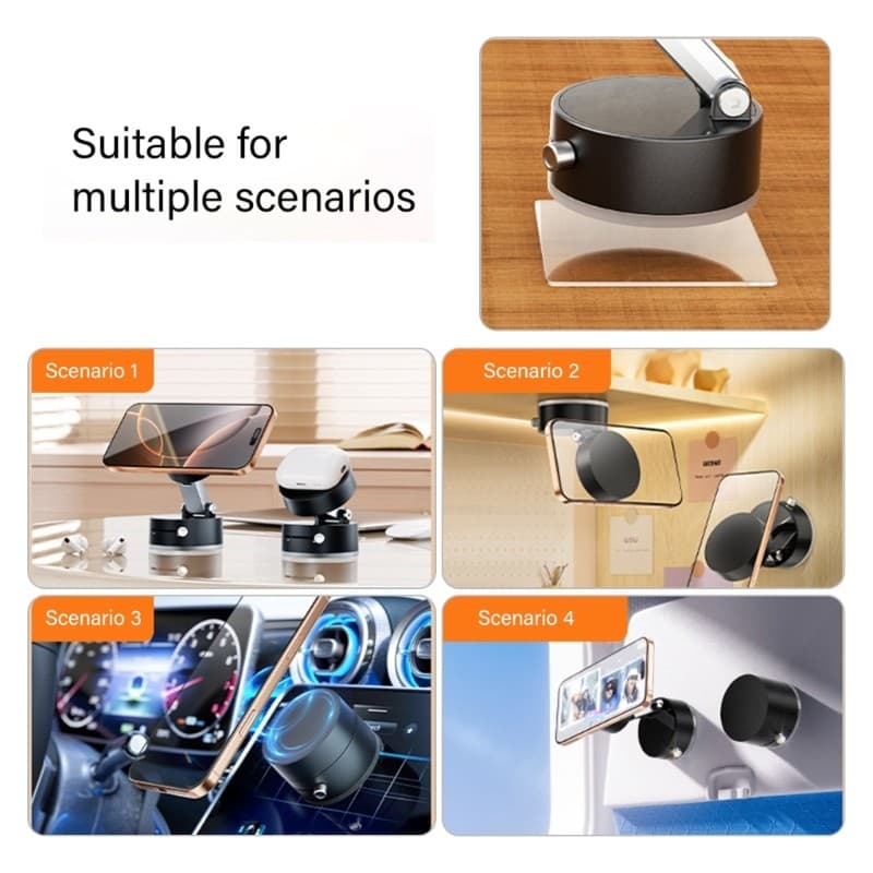 OMG * Suporte Seguro Para Telefone Fixação A Vácuo Forte Aderência Carro
