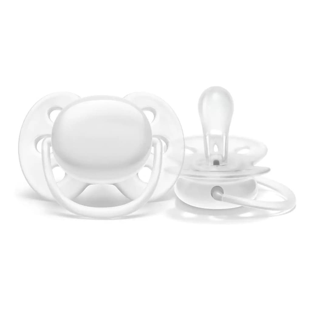 Chupeta Philips Avent Ultra Soft Transparente 0-6m C/estojo
