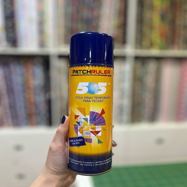 Cola Spray Temporária 505 Patchruler Para Tecido Patchwork Artesanato 500ml