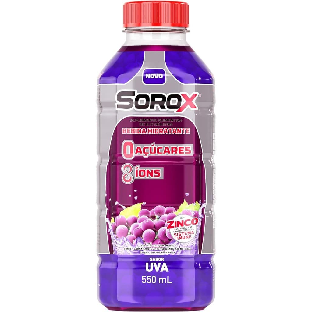 Sorox Bebida Hidrotonica Uva 550ml