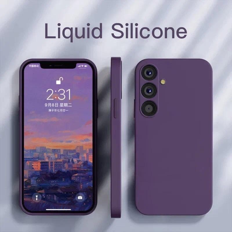 Para Samsung A55 A35 A54 5G Caso De Silicone Líquido Casos De Telefone Galaxy A35 A55 A54 A15 A 55 4G 5G Volta Capa Maci