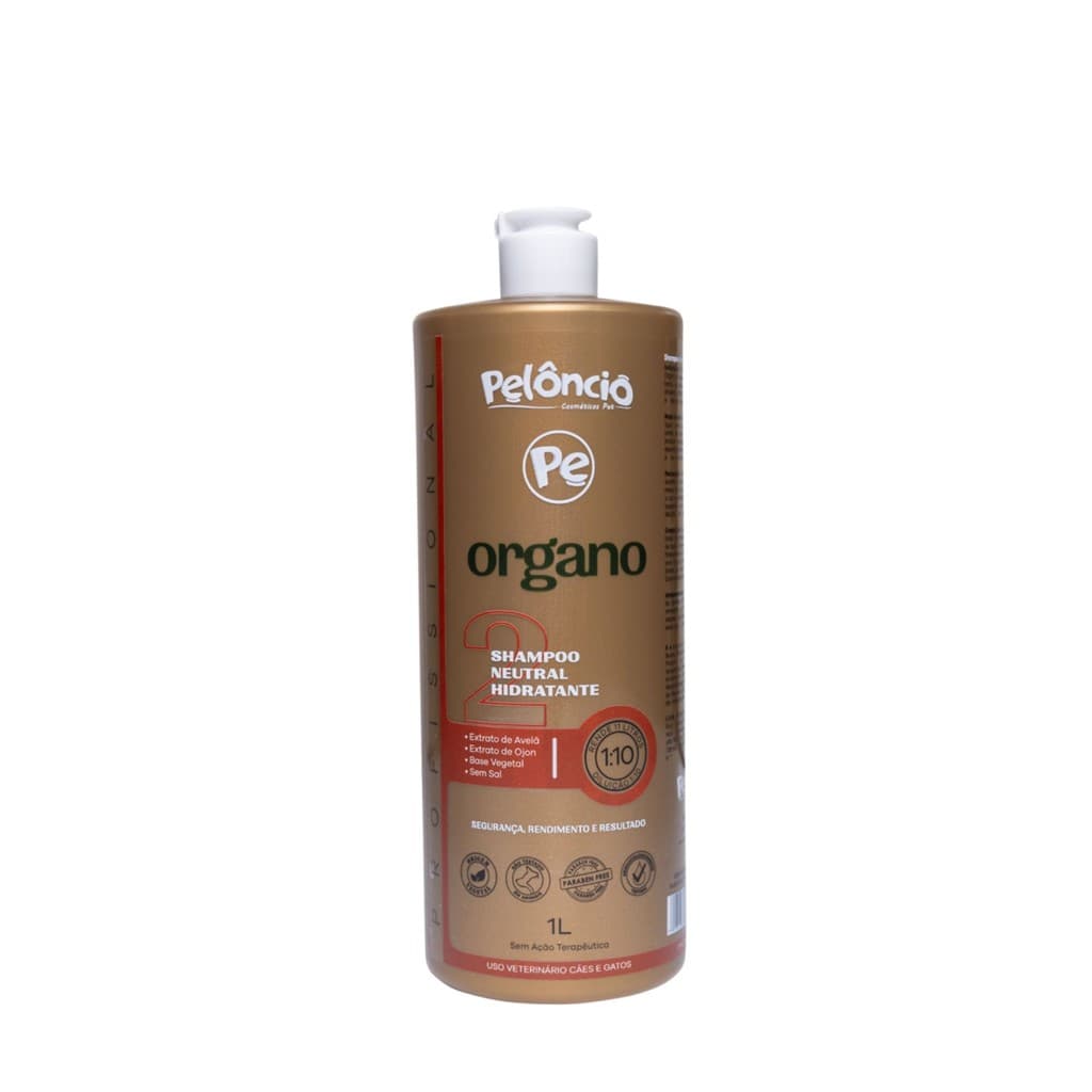 SHAMPOO NEUTRAL HIDRATANTE ORGANO 1L 1-10