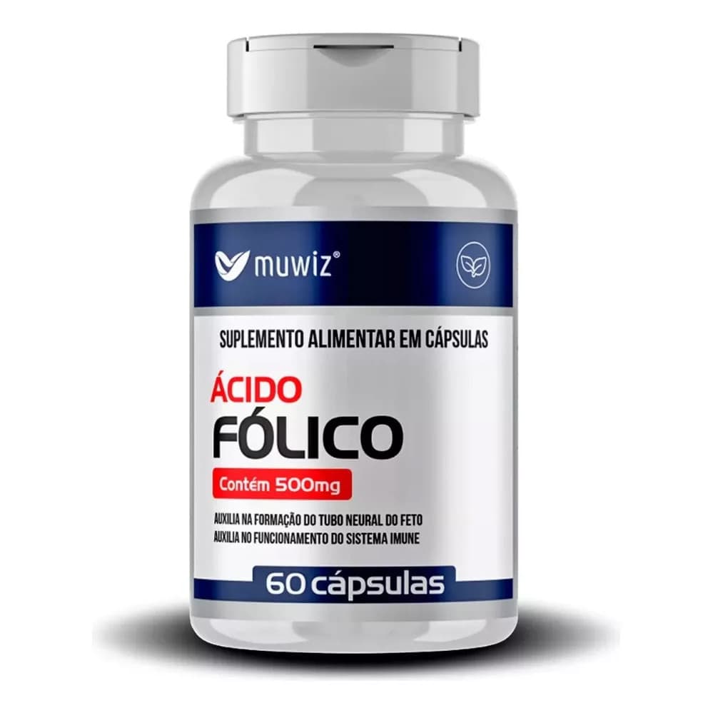 VITAMINA B9 ÁCIDO FÓLICO 60 Cápsulas VITAMINA MUWIZ