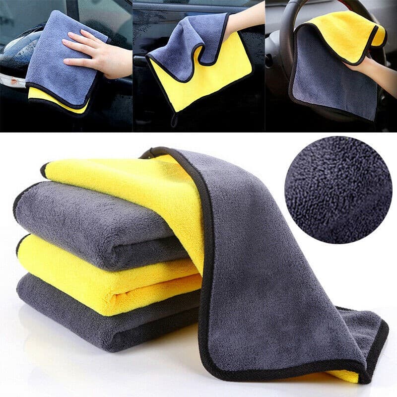 Kit 40 Pano Flanela Microfibra Alta Absorção Limpeza Automotiva Carro E Moto Multiuso