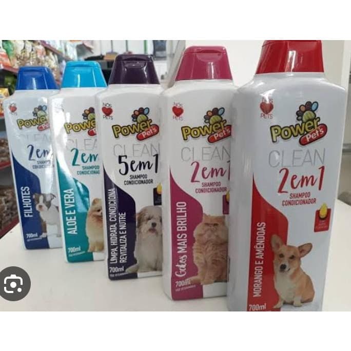 Shampoo Power Pets 2X1 700ml
