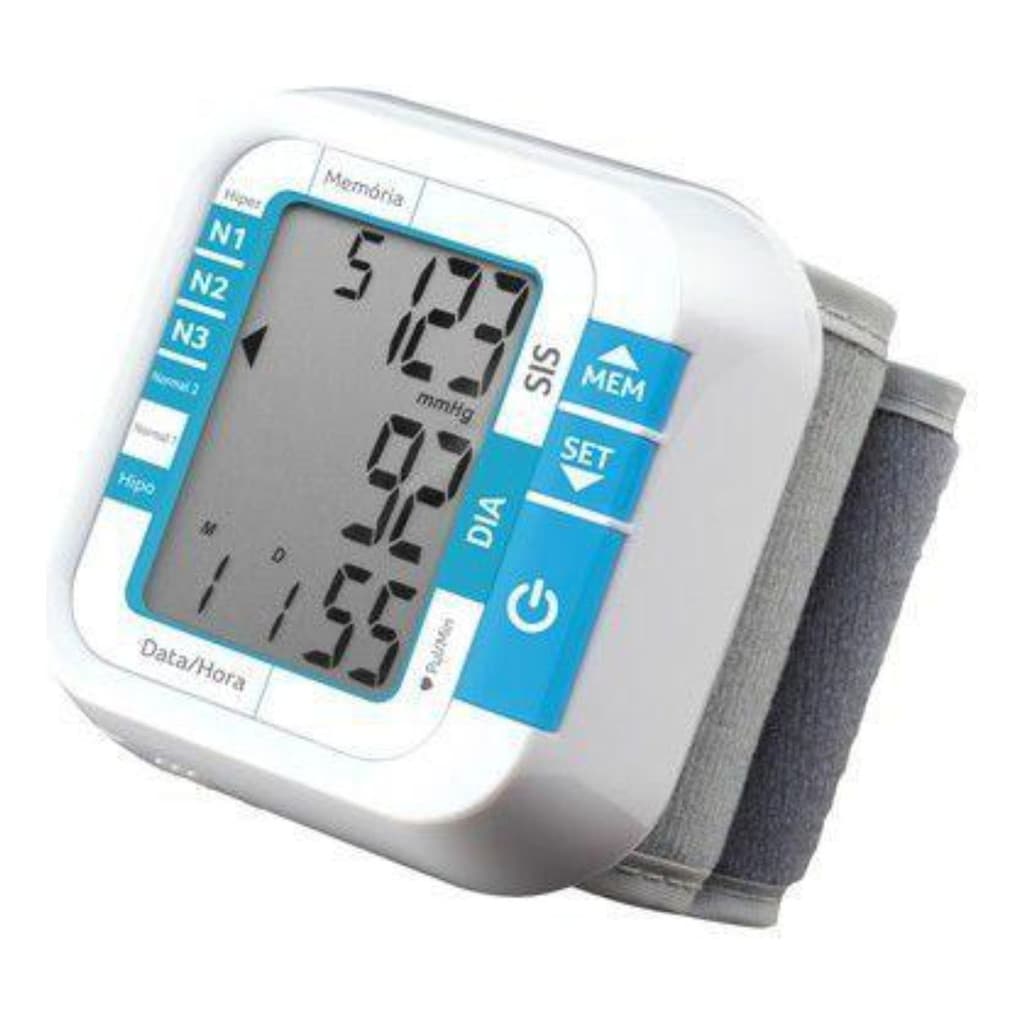 Aparelho Medidor de Pressão Arterial de Pulso Digital Multi Saude HC204