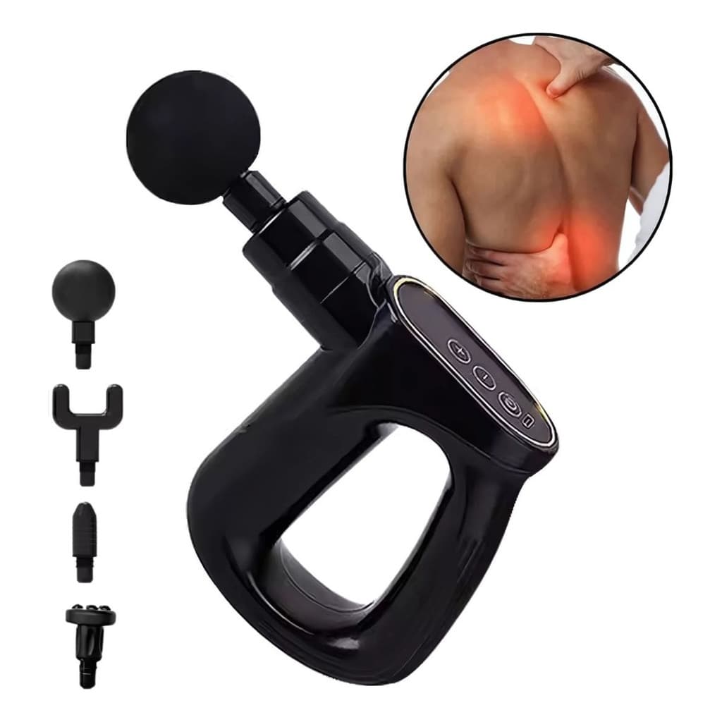 Massageador Elétrico Portátil Profissional Muscular Pistola Massageadora