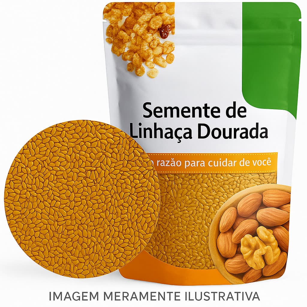 Linhaça Dourada Top Vendas | Nutrição Natural e Saudável