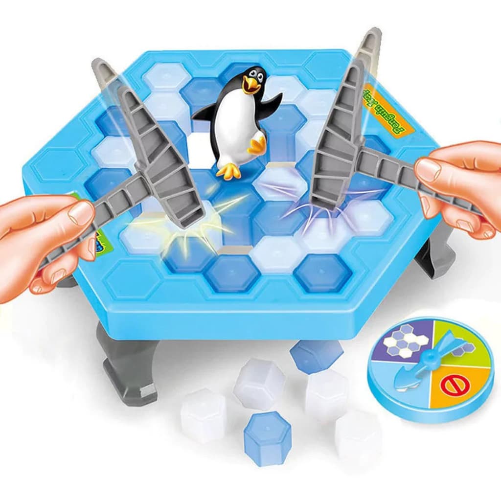 Jogo Pinguim Quebra Gelo Brinquedo Para Família Original