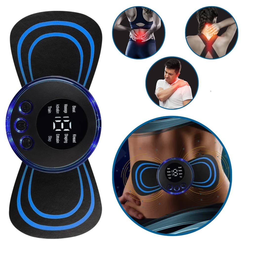 Mini Massageador Elétrico Portátil Para Dores Musculares