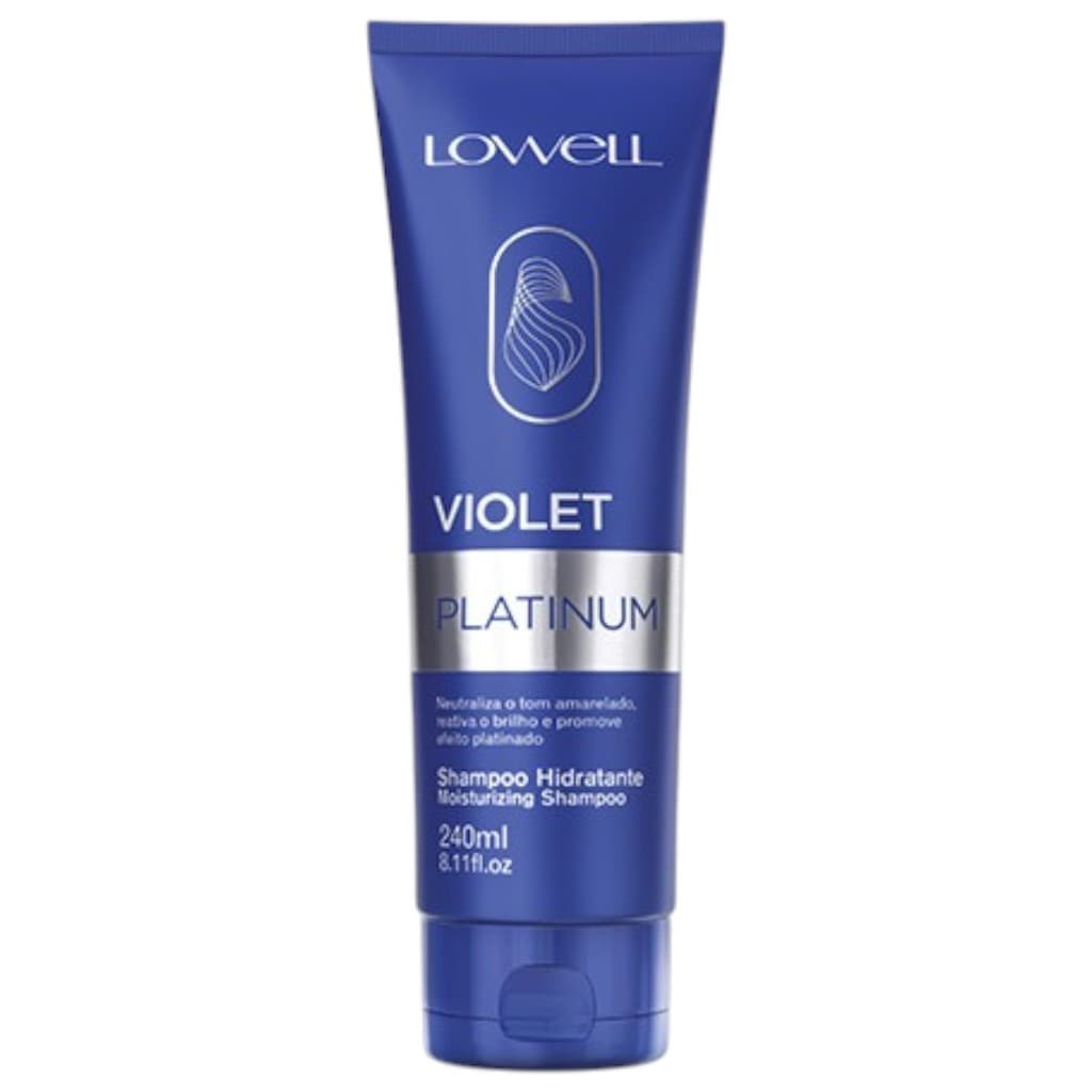 Shampoo Hidratante Violet Platinum 240ml Lowell