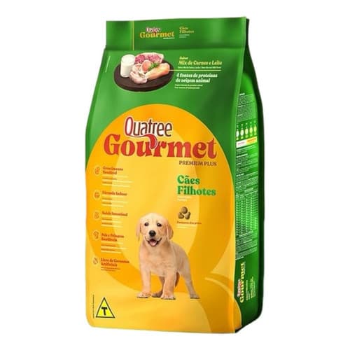 Quatree Gourmet Ração Cachorro Filhotes Premium 20kg