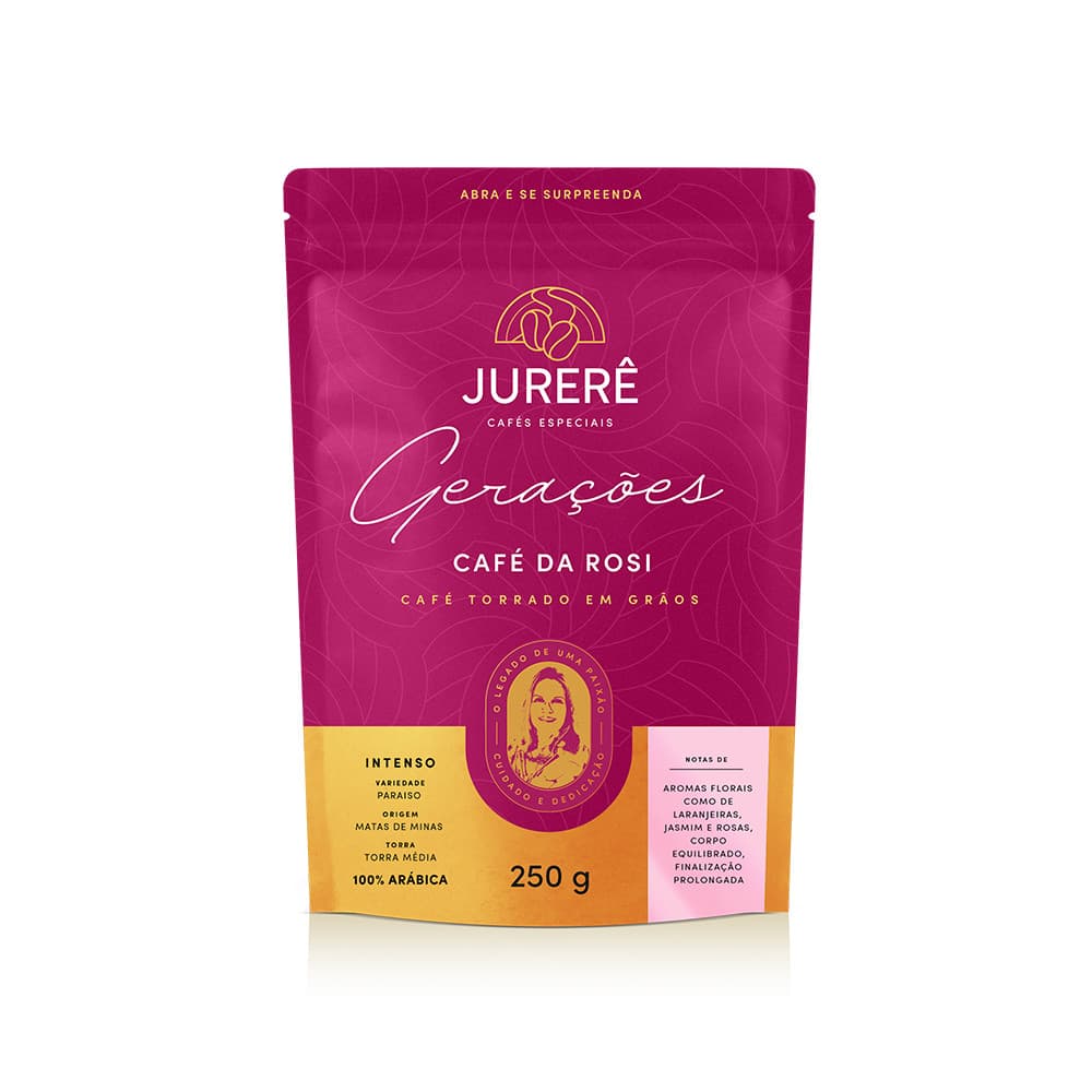 Café Torrado em Grãos Arábica Gourmet com NOTAS FLORAIS de LARANJEIRA, JASMIN ROSAS TORRA MÉDIA 250G