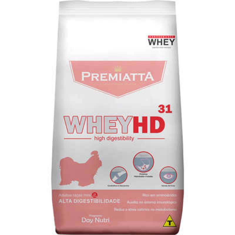 RAÇÃO PREMIATTA WHEY HD ALTA DIGESTIBILIDADE CÃES PORTE MINI 3KG
