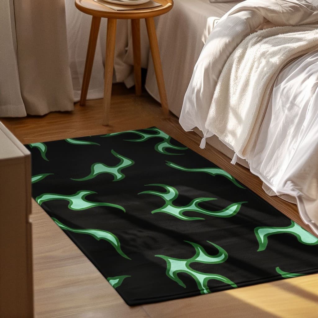Tapete Decorativo Aesthetic 118x70cm Antiderrapante Sala, Quarto e Escritório