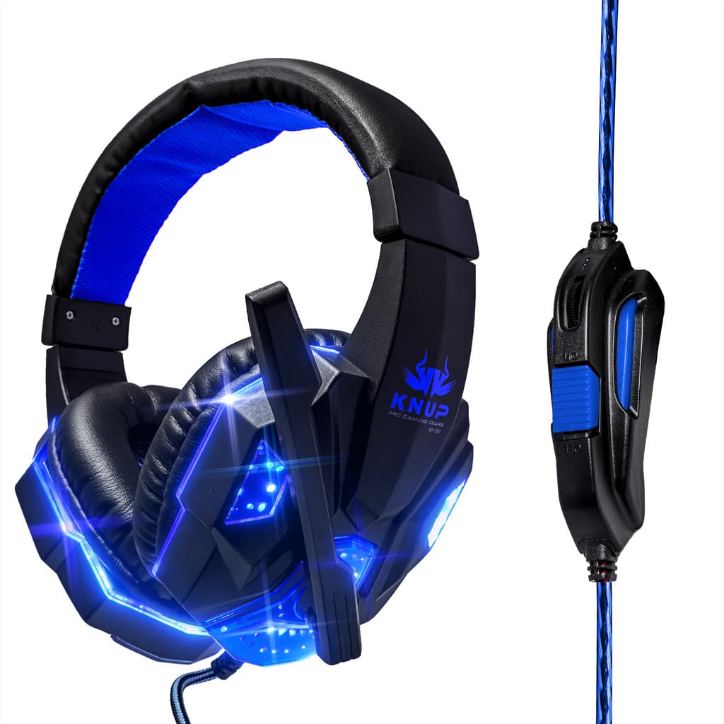 Fone Headset Gamer 7.1 Profissional Jogos USB P2 LED Pc Notebook Ps4 Microfone
