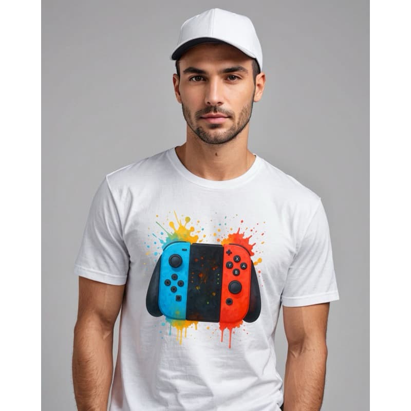 Camiseta Gamer Videogame Nintendo Unissex Algodão - Infantil Adulto e Plus Size