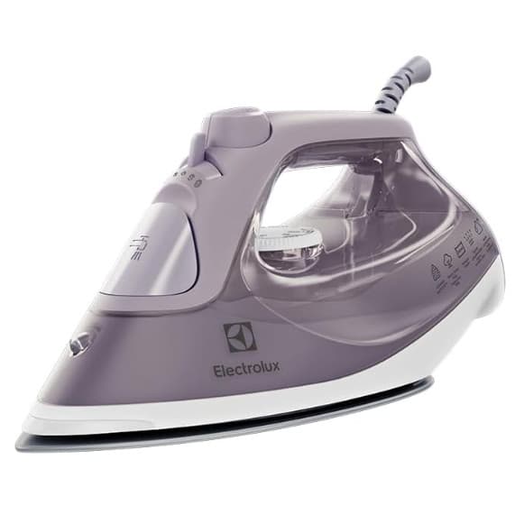 Ferro De Passar A Vapor Electrolux 1500w Turbo Ceramic Lilas