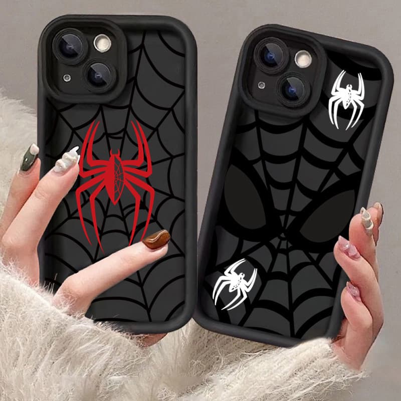 Halloween Aranha Vermelha Caso De Telefone Para Samsung A05 A05S A16 A14 A15 A35 A55 A24 A25 A23 A32 A13 A34 A54 Capa De