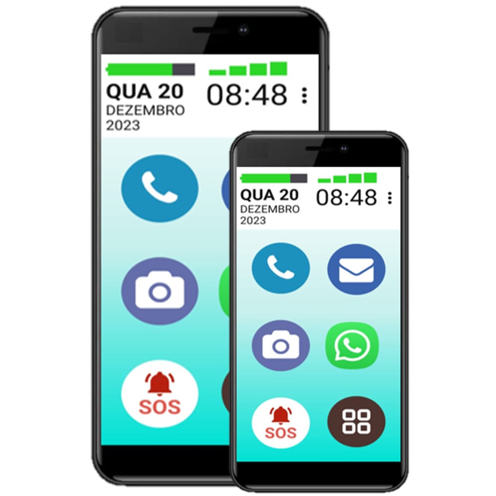 VOVÔ&VOVÓFONE SAMSUNG 4G 128GB TELA 6.7 FAZ CHAMADA DE VÍDEO