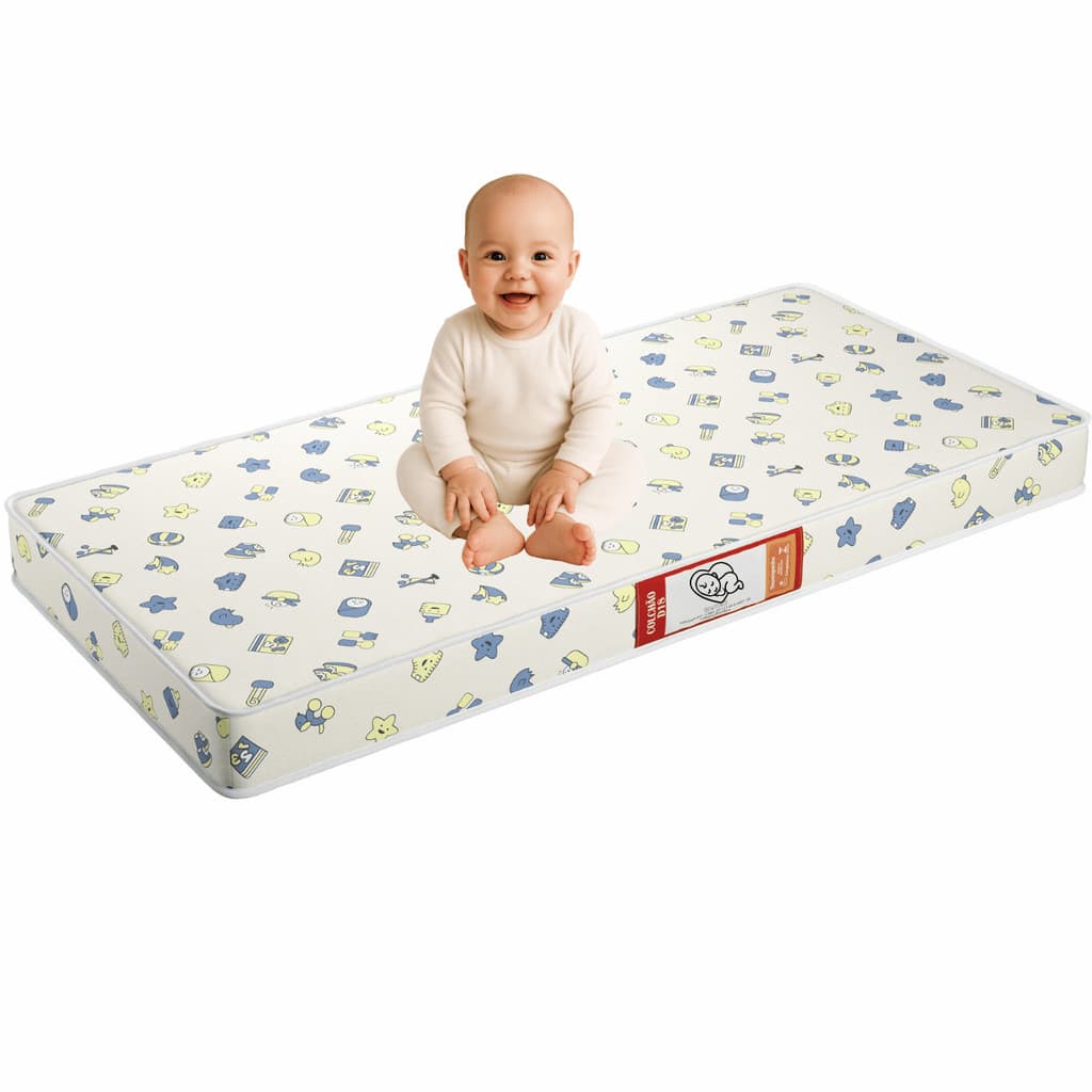 Oferta Relâmpago – Colchão Berço 130×60 cm Hipoalérgico D18 Padrão Nacional Impermeavel Higiênico
