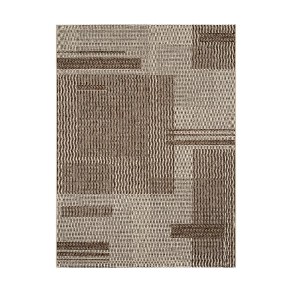 Tapete Para Sala Sisal Antiderrapante Eco Nature Painel J Serrano 2,50 x 3,00 Bege Marrom