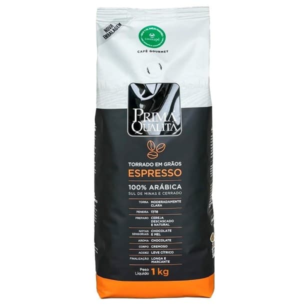 Café Especial em Grãos  Prima Qualitá - 1 Kg