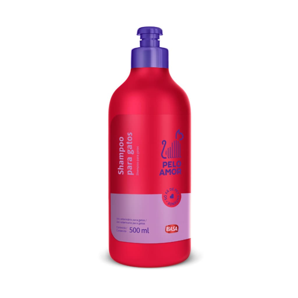 Shampoo Pelo Amor Ibasa para Gatos - 500ml