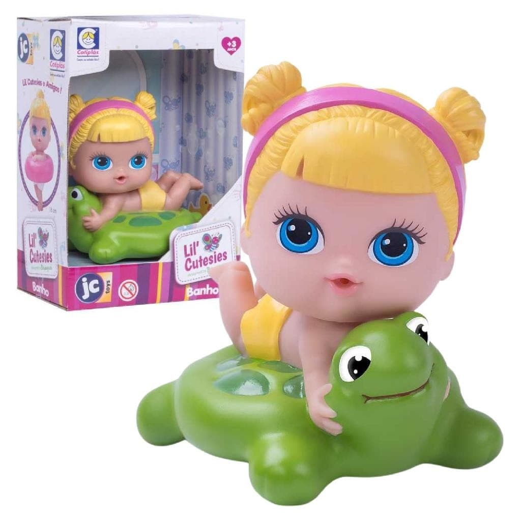 Boneca Lil Cutesies Com Boia Bebe Para Banho Banheira Sortida - Cotiplas
