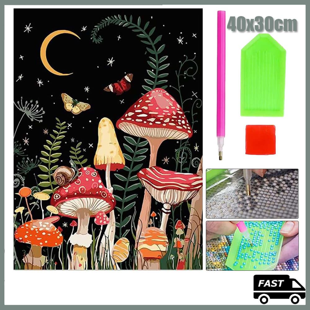 Aspargos Pintura Diamante 5D Pintura de Diamante Kits De Diamante Para Adultos Rodad  40x30cm