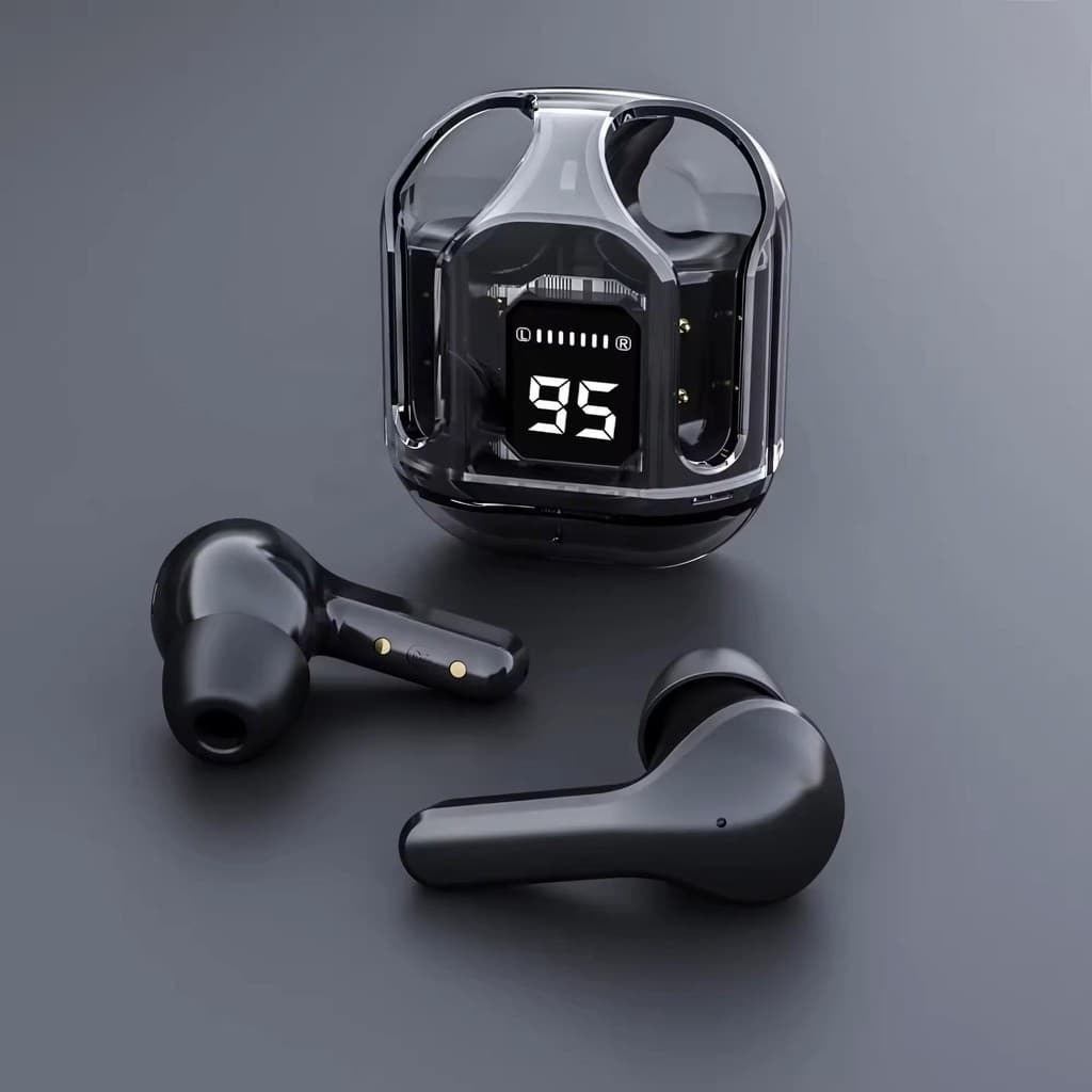 Fone De Ouvido NOVO Ruído Cancelando Earbuds Bluetooth Sem Fio HiFi Stereo Com Carregamento De Visor Digital JIMMY