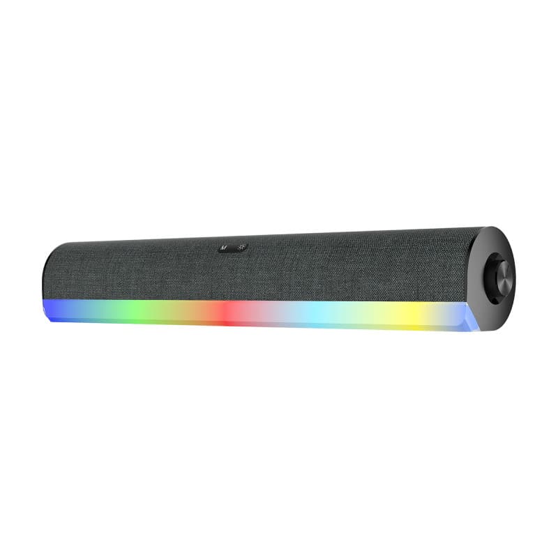 Soundbar 14W RMS Gamer RGB USB Controle de Volume para PC Notebook P2 Knup KP-RO852