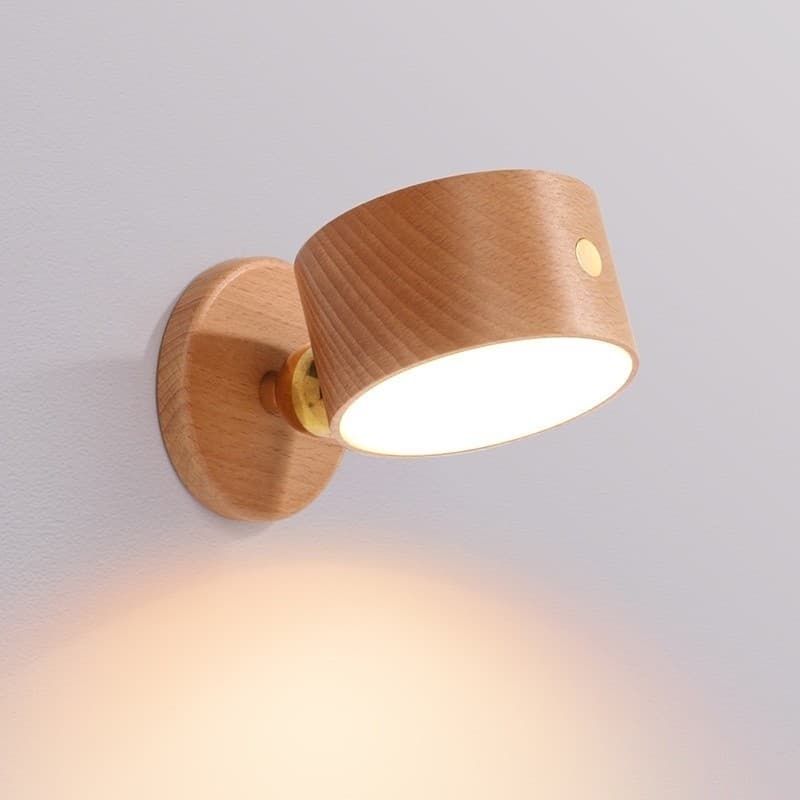 Lâmpada De Parede Com 3 Modos Sem fio Com Imã Luz de Leitura LED Moderna Luminaria de Dimmer Alimentada USB Recarregave