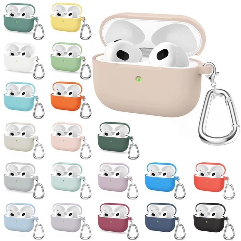 Capa Case Silicone Protetora  para fone apple AirPods pro 2 3 NAO INCLUI FONE