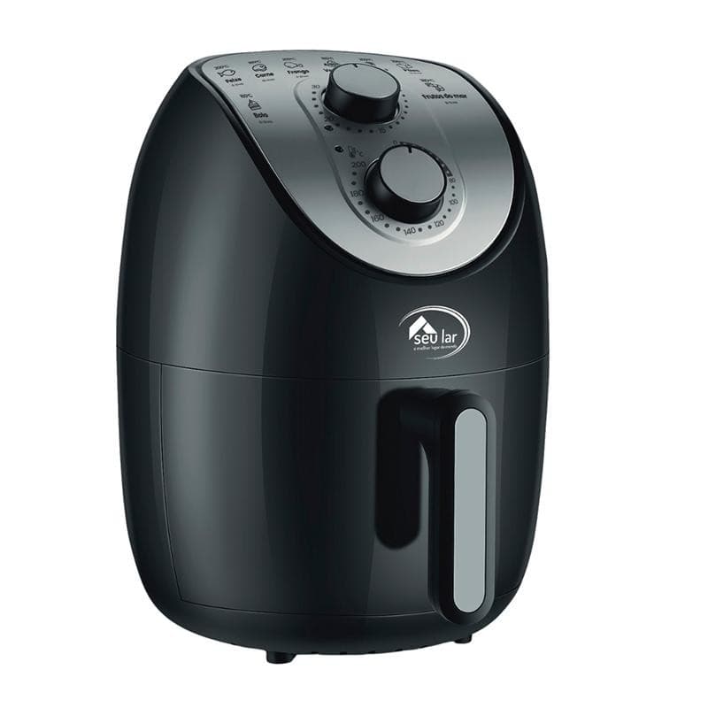 Fritadeira Airfryer Sem Óleo 3,5L Preto 127V Seu Lar