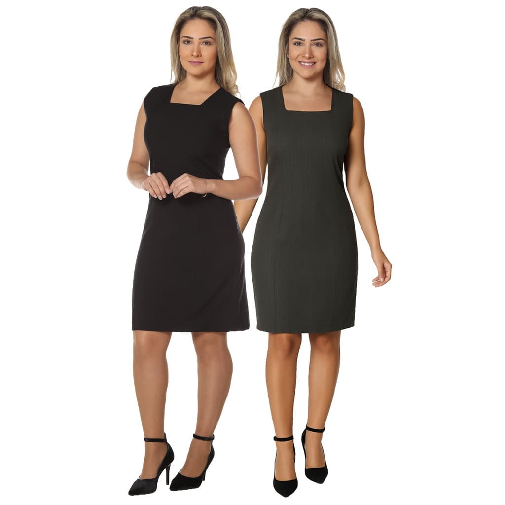 Vestido tubinho social - Vestido executiva