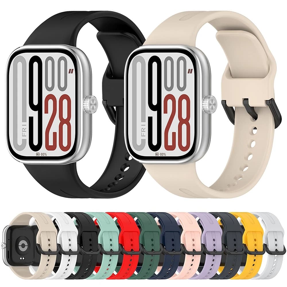Pulseira De Silicone Para Redmi Watch 5 Smartwatch Banda Esporte Substituição Acessórios