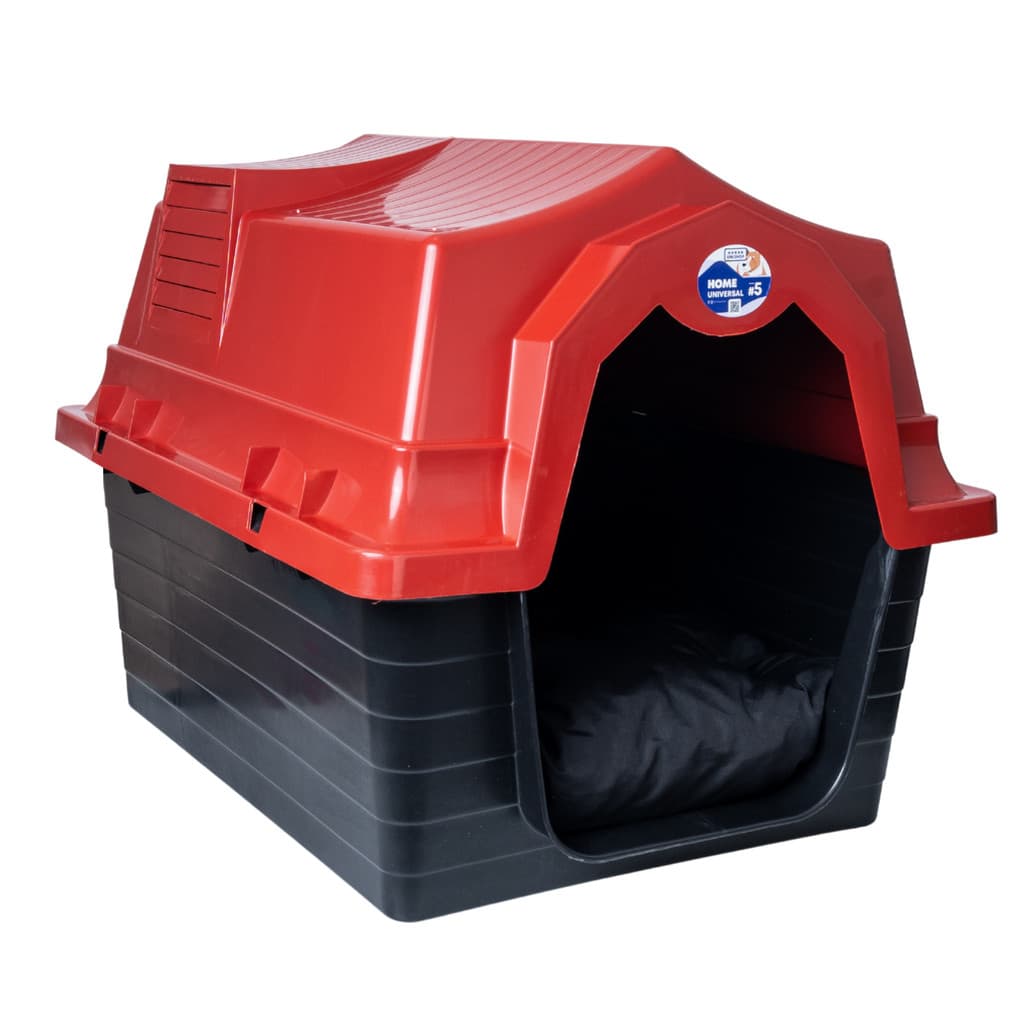 Casa Casinha Plastica Cachorro Numero 5 + Colchão - Unishop